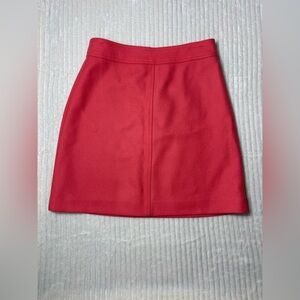 J.Crew Princess Mini Skirt Double-Serge Wool Dusty Rose | Size 4 NWOT